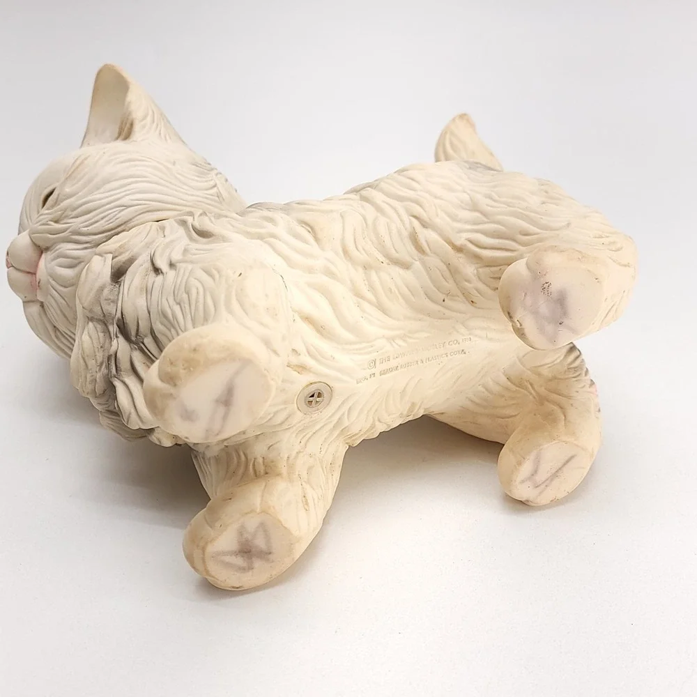 Edward Mobley Squeaky Rubber Toy Cat Sleepy Eyes‎ 1960's Vintage 9